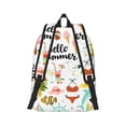 thumbnail image 3 of Daiia Hello Summer Vintage Canvas Backpack for Men and Women ,Hiking Backpack,Travel Laptop Bag for School,Large Capacity Backpack, 3 of 8