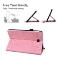 thumbnail image 5 of Case for Samsung Galaxy Tab A 8.0 2018 Model SM-T387, Slim Embossed Flower Premium Faux Leather Folio Stand Protective Cover with Card Holders, 5 of 6