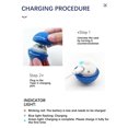 thumbnail image 5 of Rbaofujie Mystery Toys Smart Interactive Dog Toy LED Light Bouncing Ball Active Rolling Ball For Dog/Puppy/Small/Medium Dogs And Cats USB Rechargeable With A Replacement, 5 of 5