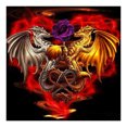 thumbnail image 1 of Diamond Drill Western Pterosaur 5D Kits de pintura DIY Full Square Wall Art (F903) Hugtrwg Para estrenar, 1 of 9