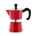 thumbnail image 1 of Cafetera Bellemain de aluminio rojo para 3 tazas, 1 of 6