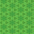 thumbnail image 1 of Ahgly Company Indoor Square Patterned Lime Green Area Rugs, 4' Square, 1 of 6