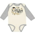 thumbnail image 3 of Inktastic Happy New Year with Cute Penguin Boys or Girls Long Sleeve Baby Bodysuit, 3 of 5