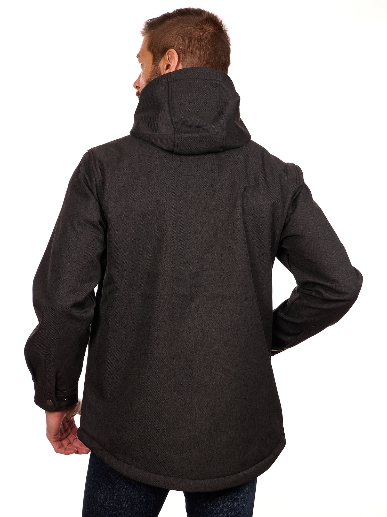 Bass Creek Outfitters Men's Twill Bonded Fleece Softshell Jacket, Sizes M-2XL