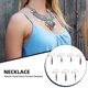 thumbnail image 2 of Qarigey Collar de mujer de cristal portátil Hexagonal elegante colgante de moda joyería ornamento collares regalo de cumpleaños Ropa, zapatos y accesorios Miscelánea tipo 4 Qarigey AP015230-04, 2 of 6