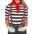 thumbnail image 4 of Costume Agent Women's Mime Halloween Cosplay Set Multicoloured, 4 of 7