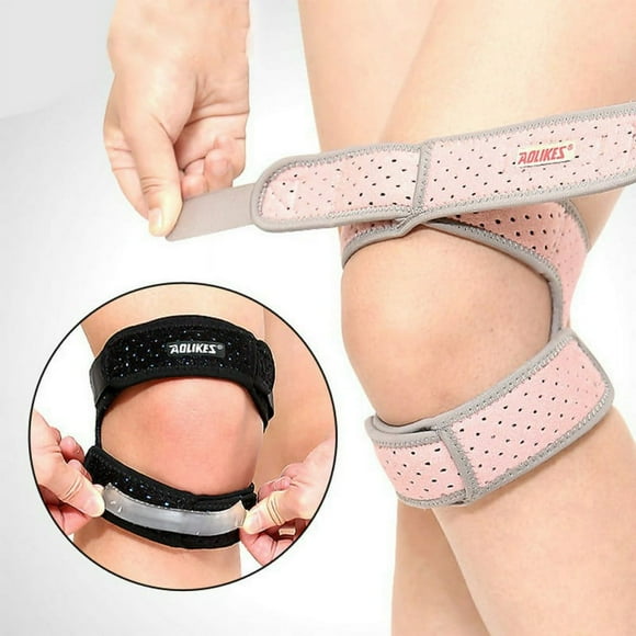 Sangle de Genou pour Soulagement de la Douleur au Genou, Attelle de Genou en Néoprène Ajustable, Soutien pour la Course, l'Arthrite, Sauteur, Récupération après Blessure au Tennis, Protection