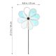 thumbnail image 2 of Transparent Eight-Leaf Windmill Bird Device for Garden Use, 2 of 4