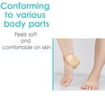 thumbnail image 6 of HXRH 4Pcs Heel Silicone Foam Pad with Adhesive for Elbow Wrist Foot Pressure Silicone Heel Bordered Foam Dressing for Sore Foot Pain Cracked Heels, 6 of 7