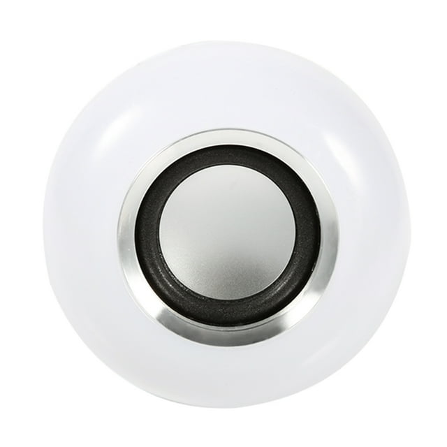 Bombilla de Altavoz E27 LED RGB DE 12 W CON Control Remoto para Dormitorio, Armario, Pasillo, Más Alto Con Reproducción de Música A Través de Telefono Inteligente O Tableta