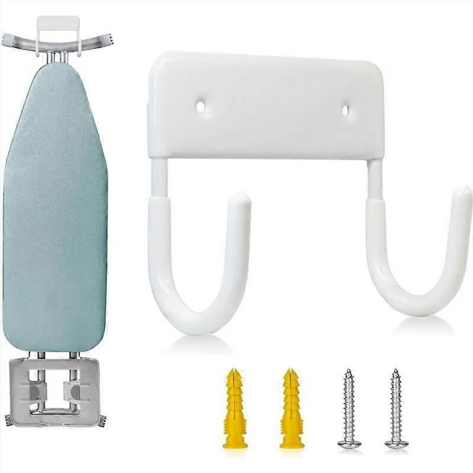 5 Inch Wall Mounted Ironing Board Holder (White), Wall Mounted Ironing ...