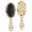 Hedgehog and Apple Yellow Pattern, variant on Hedgehog and Apple Yellow Pattern Brush, Detangling Hair Brush, Scalp Massage Hair Comb, Smooth Handle Gifts for Holiday Birthday Gifts