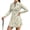 Tropical Leopard Palm Tree Flower, variant on Xoenoiee Blue Butterfly Print Women V Neck Tennis Dress with Built in Shorts Long Sleeve Half Zip Golf Dress Athletic Workout Dress with Pockets for Women Ladies, S