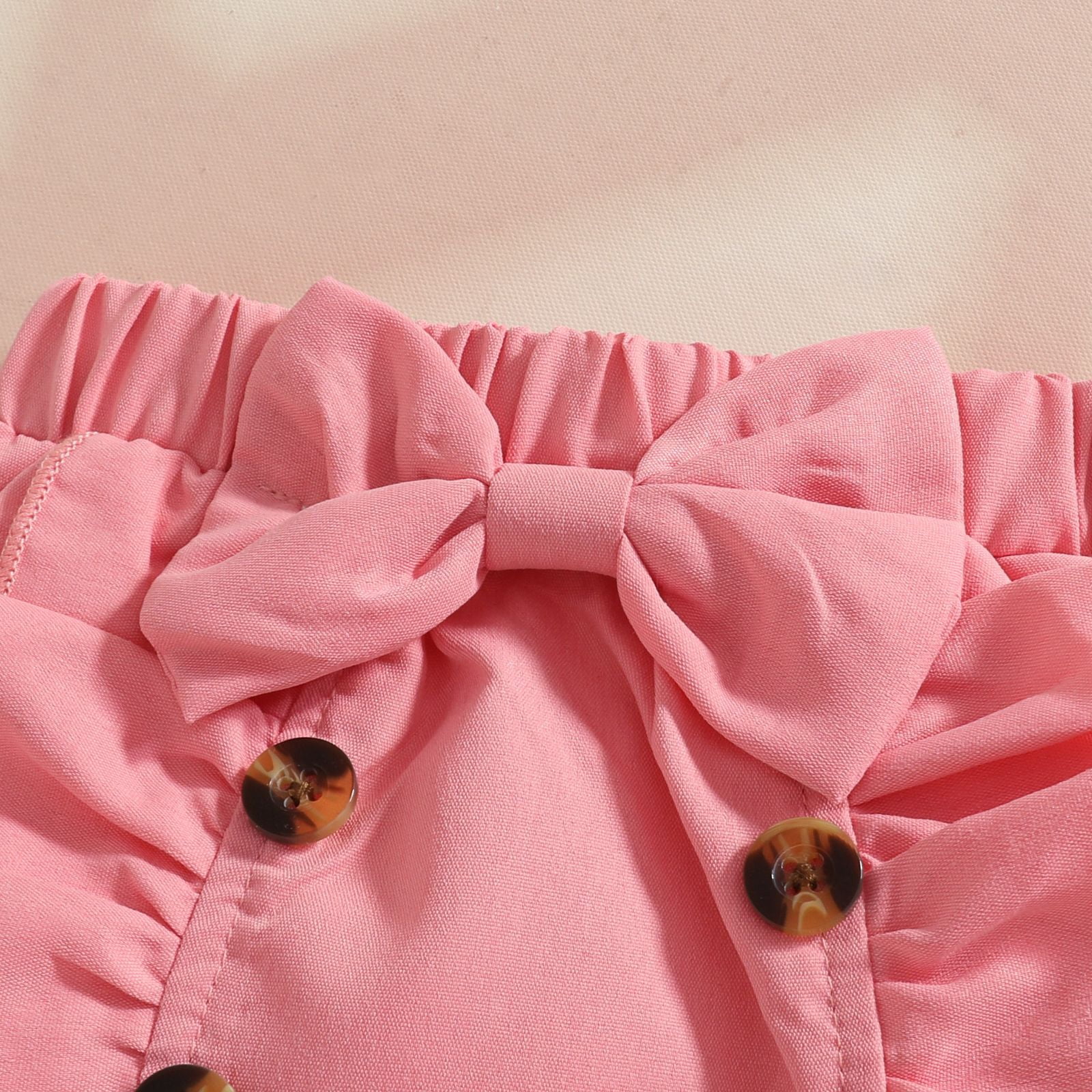 Faraee Toddler Baby Girl Skirts Outfit Infant Summer Clothes Ruffle Sleeveless Knit Vest Top A-Line Skirt Set with Headband (9-12M,Pink)