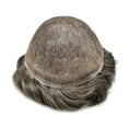 thumbnail image 7 of LYRICAL HAIR Toupee for Men Indian Human Hair Replacement System All Lace Mens Toupee French Lace Hairpieces for Man Bleached Front Knots Mens Hair Piece Unit, 7 of 7