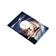thumbnail image 3 of MKHERT Nebula Space Galaxy with Telescope Silhouette Placemats Table Mats for Dining Room Kitchen Table Decoration 12x18 inch,Set of 6, 3 of 4