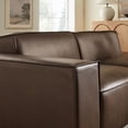 thumbnail image 6 of Restore 2-Piece Vegan Leather Modular Loveseat in Espresso, 6 of 9