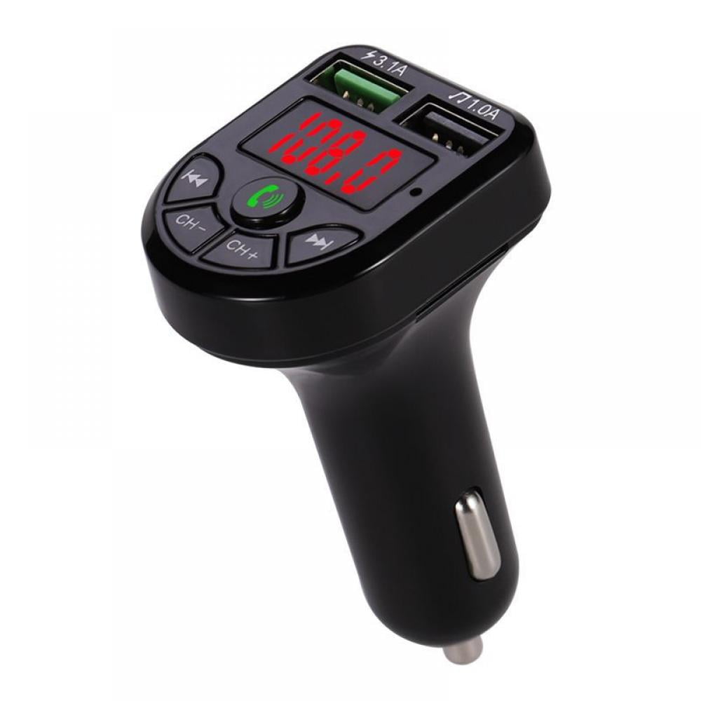 P3 Car Bluetooth Hands-Free AUX Audio Car MP3 Player FM Transmitter PD Fast  Charger, ZA