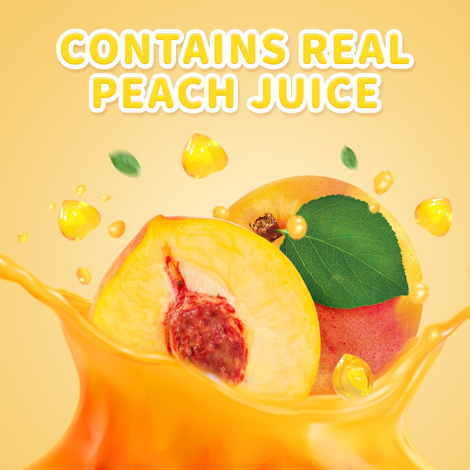 Amos Peach Gummy 4D Frootz Peach Candy Mini Center Indonesia