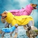 thumbnail image 2 of Chubasquero para perros grandes, reflectante, impermeable, para exteriores, chaqueta impermeable, camuflaje, poncho para mascotas, 2 of 5