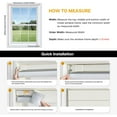 thumbnail image 6 of LazBlinds No Drill Blinds for Indoor Windows, Blackout Roller Shades, Cordless Window Blinds, Thermal Insulated Fabric UV Protection, for in Home and Office, 21" W x 48" H, Cream, 6 of 6