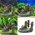 thumbnail image 2 of lanema Aquariums Decoration Flowing Waterwheel Fishtanks Ornament Shrimp Hideouts Rockery Fishtanks Landscape Safe Decoration, 2 of 11