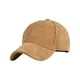 thumbnail image 3 of Gorra de béisbol de pana de algodón para mujer, ideal para exteriores, otoño y primavera. amarillo ladrillo, 3 of 9