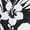 Black/White Floral, variant on Lands' End Women's Board Short