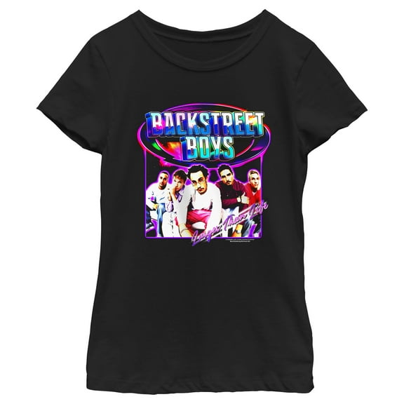 Girl's Backstreet Boys Larger Than Life  Graphic T-Shirt