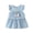Light Blue, variant on Bixock Girls Denim Dress Summer Casual Dress Sleeve Print Soft Stretch Jeans Dress Toddler Daily Wear for Ages 6 Months-4 Years