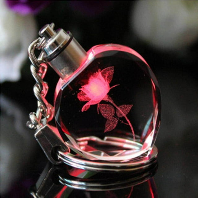 kurtrusly Key Chain Bag Pendent Hanging Ornament Heart-shaped DIY Prop Attractive Keys Holder Craftsmanship Organizer Keyring