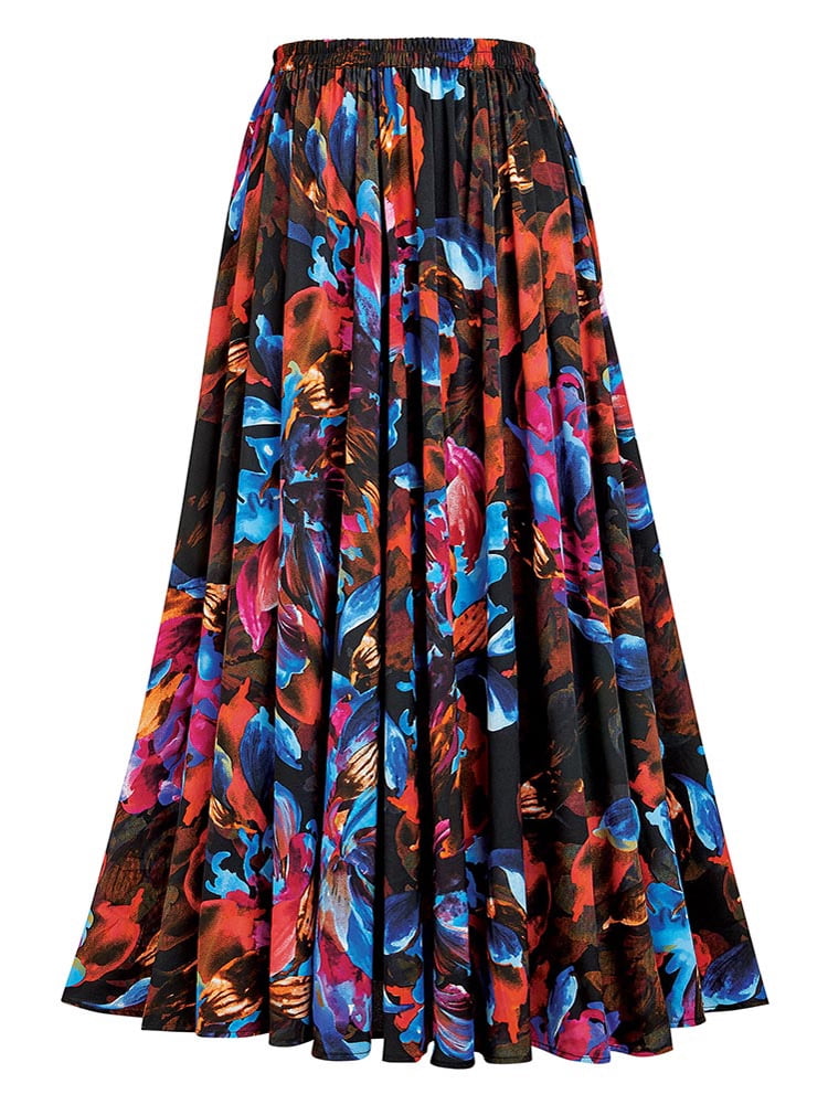 walmart long maxi skirts