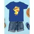 thumbnail image 3 of Duck With A Wreath T-Shirt Juniors -Image by Shutterstock,  Small, 3 of 4