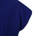 thumbnail image 5 of Richie House Girls' Short Sleeve Wool Dress with Pearls RH2178, 5 of 7