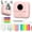 Pink, variant on Pocket Printer, Mini Sticker Printer, 36V or Below, 800mAh Lithium Battery, USB Charging, Wireless Pocket Printer Smart Portable Receipt Printer Suitable for Photo Diary Notes and Memos