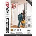 thumbnail image 2 of ZipWall ZF10 Panneau de Barrière à Poussière Réutilisable de 10 Pi, Lot de 4, 2 of 4
