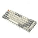thumbnail image 4 of Teclado gamer Hot Swap de 65 teclas, diseño con iluminación RGB, multifuncional y ergonómico. Gris blanco, 4 of 9