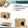 thumbnail image 3 of Pajita plegable Hercocci de Grass House, extra grande, para conejos, 3 of 7