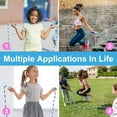 thumbnail image 6 of NOGIS 1 Pack Soft Beaded Jump Rope, Adjustable- Free Segmented Fitness Skipping Rope for Men, Women and Kids Keeping Fit, Training, Workout and Weight Loss - 9 Feet, 6 of 7