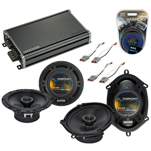 Fits Mercury Capri 1991-1994 Speaker Replacement Harmony R65 R68 & CXA360.4 Amp