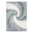 thumbnail image 3 of Unique Loom Soft Touch Shag Collection Area Rug - Selin (7' 1" x 10' Rectangle Sage Green/Gray), 3 of 7