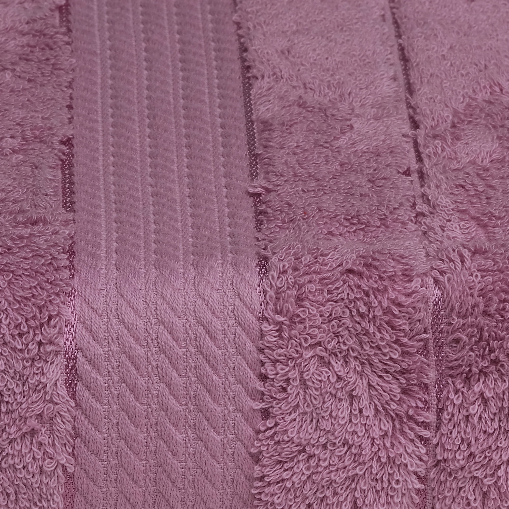 Melissa Linen 100% Turkish Cotton Hand Towels, 4-Pack, Lilac Purple, 550 GSM