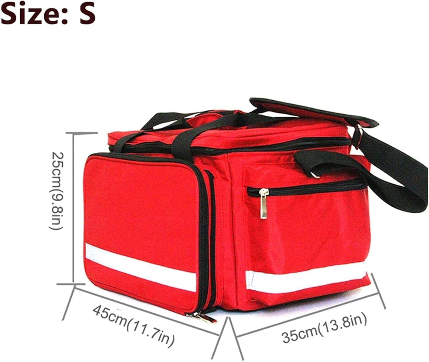 Medical Supplies Bag, Family First aid kit Large-Capacity,Nurse Bag with Handle and Shoulder Strap,Multiple Pockets