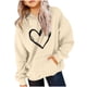 thumbnail image 2 of Camiseta de manga larga para niños, cuello redondo, color liso, ideal para niños y niñas, sudadera con capucha de poliéster., 2 of 6
