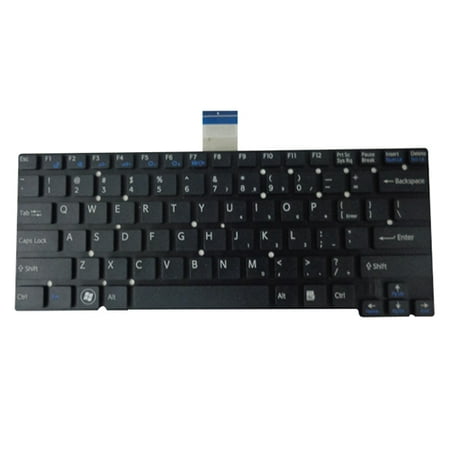 - Sony VAIO SVT13 Black Laptop Keyboard - No Frame