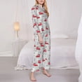 thumbnail image 3 of Fotbe Trains Pattern Long Sleeve Pajama Set for Women,Sleepwear Set,2-piece Loungewear Set,Soft PJs Comfy Nightwear with Pockets -Large, 3 of 7