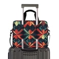 thumbnail image 2 of FORMRS 16" Laptop Bag Carrying Sleeve Case with Handle Travel Shoulder Briefcase, Red Abstract, 2 of 8