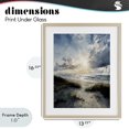 thumbnail image 4 of Stupell Industries Contemporary Sunshine On The Beach Birch Framed Print Under Glass, 13 x 16, by Franklyn Gregory, 4 of 8