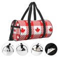 thumbnail image 3 of Balery Maple Leaves1 Bolsa de Gimnasio para Mujeres y Hombres, Bolsa de Viaje Impermeable, Bolsa de Fin de Semana con Compartimento para Zapatos y Bolsillo Húmedo, 3 of 6