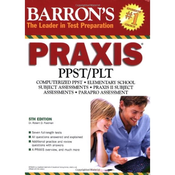 Pre-Owned Barron's Praxis: Barron's Praxis (Edition 5) (Paperback)